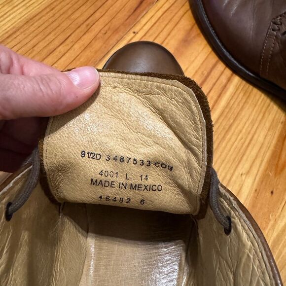 $298.00 FRYE Men\'s Phillip Chukka Boots Cognac 9.5 D main image 8